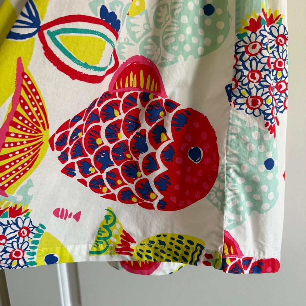 Mini Boden Girl's Fish Tank Dress size 7-8Y - Picture 8 of 12